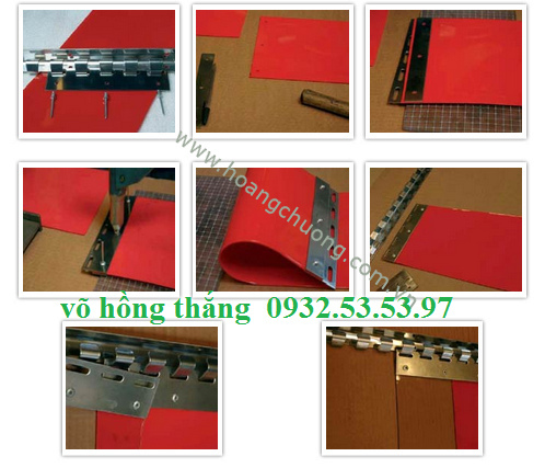 Màn nhựa pvc đỏ ngăn tia lửa hàn